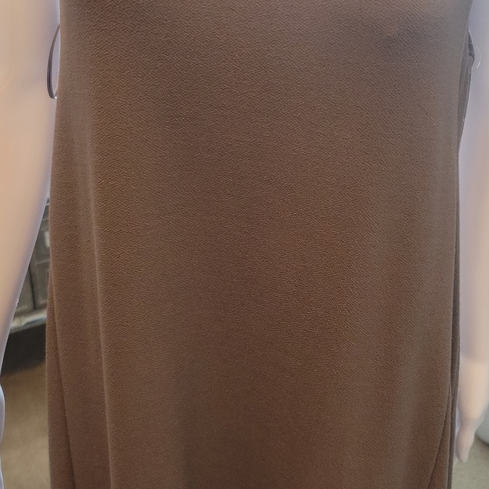 Singrid Olsen Brown Shift Dress